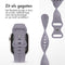 imoshion Siliconen⁺ bandje - Geschikt voor Apple Watch 1, 2, 3, 4, 5, 6, 7, 8, 9, 10 (42 mm), SE - 38/40/41 mm - Lila - S/M