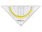 Rumold - Geodriehoek 160mm | 20 stuks