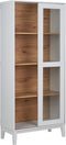 RUMSON - Vitrinekast - Wit - Hout