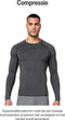 Under Armour UA HG Armour Comp SL-WHT - Heren Sportshirt - Compressie - Wit - Zwart