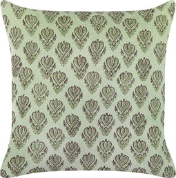 RUNGIA - Sierkussen set van 2 - Groen - 45 x 45 cm - Fluweel