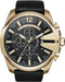Diesel Mega Chief DZ4344 - Herenhorloge 51 mm - Quartz - Goudkleurig (4053858414419)