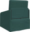 vidaXL - Vloersofa - Bed - 2-in-1 - Donkergroen - 65x80x83 - cm
