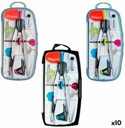 Kompas Maped 3 Onderdelen (10 Stuks)