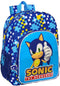 Schoolrugzak Sonic Speed 33 x 42 x 14 cm Blauw 14 L
