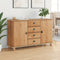 vidaXL - Dressoir - 'ASKIM'133,5x40x79 - cm - Massief - Vurenhout