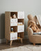 RUPERT - Boekenkast - Lichthout/Wit - MDF