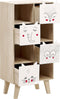 RUPERT - Boekenkast - Lichthout/Wit - MDF