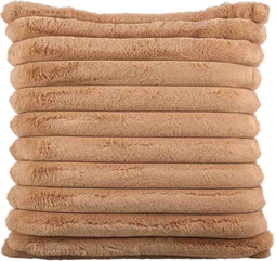 PTMD Sierkussen Hadi - 60x14x60 cm - Imitatie Bont - Beige