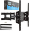 TV Muurbeugel - Full Motion - 20 tot 75 inch - Draaibaar & Kantelbaar - tot 45 kg - Universeel