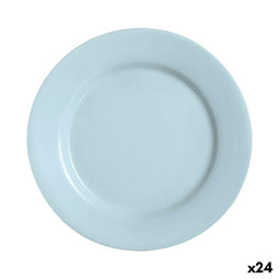 Luminarc Plumi Paradise - Eetbord - Stapelbaar - Blauw (24 stuks)