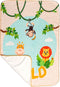 Deken HappyFriday Mr Fox Wild Multicolour Microvezel 110 x 140 cm