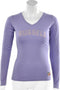 Russell Athletic - Deep V-Neck Long Sleeve - Tops - XL - Paars