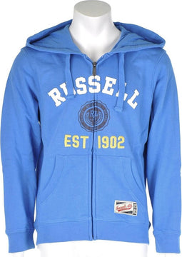 Russell Athletic - Full zip Hooded Sweat - Sportieve Vesten - 152 - Blauw