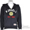 Russell Athletic - Full Zip Hooded Sweater - Kinder Sweater - 128 - DonkerNavy