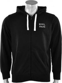 Russell Athletic Zip Through Hooded Sweat - Sporttrui - Heren - Maat L - Zwart