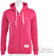 Russell Athletic - Zip Through Hoody - Russell Athletic Capuchon Vest - S - Roze/Wit