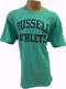 Russell Athletics Heren T-Shirt - Mint/Bruin - Maat XXL