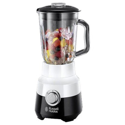 Russell Hobbs - Blender 24721-56 1.5l glas wit/zwart | 2 stuks