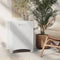 vidaXL - Tuinbox - 39x39x46 - cm - PP - rattan - wit