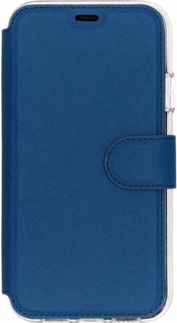 Accezz Hoesje Geschikt voor iPhone Xr Hoesje Met Pasjeshouder - Accezz Xtreme Wallet Bookcase - Donkerblauw