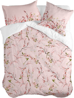 Noorse hoes HappyFriday Chinoiserie rose Multicolour 155 x 220 cm