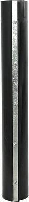 vidaXL - wortelbarrière - met - verbindingsrails - zwart - 1x5 - m - 1,5 - mm - HDPE