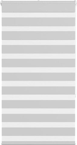 vidaXL - Zebra - rolgordijn - 75x150 - cm - stofbreedte - 70,9 - cm - lichtgrijs