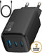 Golden Sound 65W Snellader - USB-C Oplader - Oververhitting Bescherming - 2 Meter Snoer