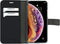 Mobiparts Saffiano Wallet Case - iPhone X iPhone XS - Ruimte voor 3 pasjes - Zwart
