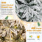 Coast 240 cm Kunstkerstboom - Sneeuw & Verlichting - 460 Warmwitte LED's - Groen/Wit
