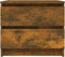 vidaXL - Nachtkastje - 50x39x43,5 - cm - bewerkt - hout - gerookt - eikenkleurig