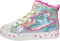 Skechers TWI-LITES 2.0 - Meisjes Sneakers - Unicorn Galaxy - Pink/Multi - Maat 28