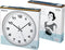 CABANAZ - klok, glas, plastic rand, doorsnede 30 cm, WALL CLOCK, rood
