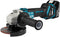 Makita DGA513ZJ - Haakse slijper 125 mm - 18 V met variabele toerenregeling en overbelastingsbeveiliging