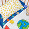 Happy Friday Sheet set 2 pieces Space rocket 120x180 cm (Cot bed) Multicolor