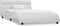 vidaXL - Bedframe - met - LED - kunstleer - wit - 90x200 - cm