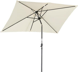 Angel Living Parasol - Kantelbaar - 140 x 210 cm - Rechthoek - Crème
