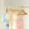 ACAZA Kledinghangers - Kleerhangers - 360° draaibare haak - Licht eik (20 stuks)