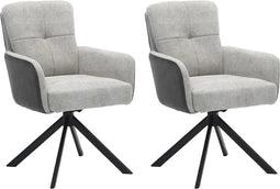 RV Design Eetkamerstoel Fred - Ecru (set van 2 stoelen)