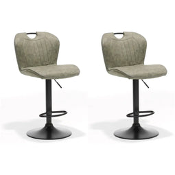 RV Design Verstelbare Barstoel Cordoba - Groen (set van 2 stoelen)