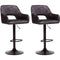 RV Design Verstelbare Barstoel Katy - Antraciet (set van 2 stoelen)
