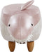 SHARK - Hocker - Roze/Wit - Polyester