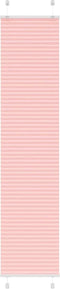vidaXL - Plissé - rolgordijn - 45x200 - cm - stofbreedte - 44,4 - cm - polyester - roze