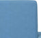 vidaXL Kinderslaapbank 2-zits zacht pluche blauw