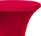 Statafelrok candy rood 80 cm - partytafel - tafelrok voor statafel - Statafelhoes - Bruiloft - Cocktailparty - Stretch Rok