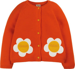 Frugi Patsy Pocket Vest - Meisjes Vest - Lange mouwen - Maat 128