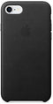 Apple iPhone 8/7 Plus - Leren hoesje - Hard case - Zwart