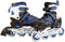 Street Rider Pro - Inline Skates - Aluminium frame 4 wielen - Blauw/Zwart