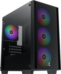 PC-behuizing - XIGMATEK - NYX Air II (zwart) - Minitower - Micro-ATX-formaat - Zonder voeding